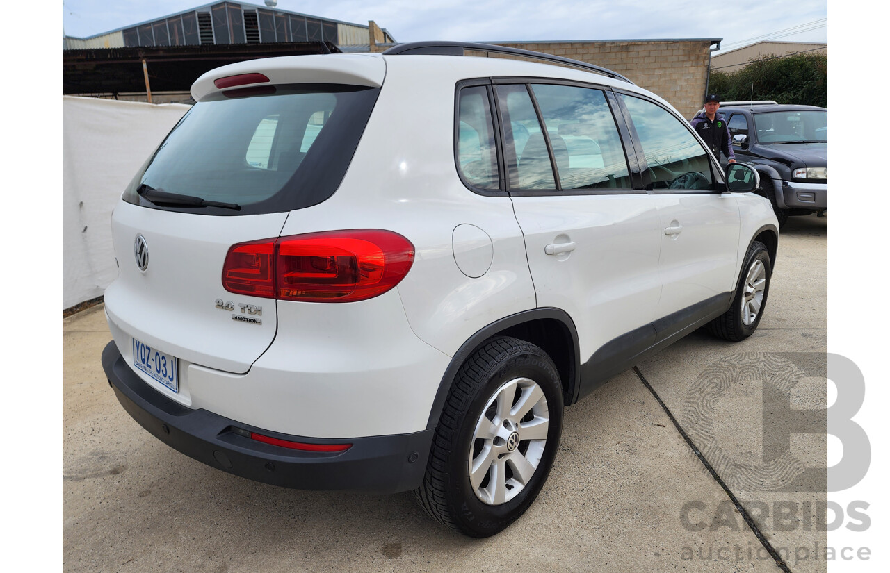 04/2013 Volkswagen Tiguan 103 TDI AWD 5NC MY13 4D Wagon White 2.0L