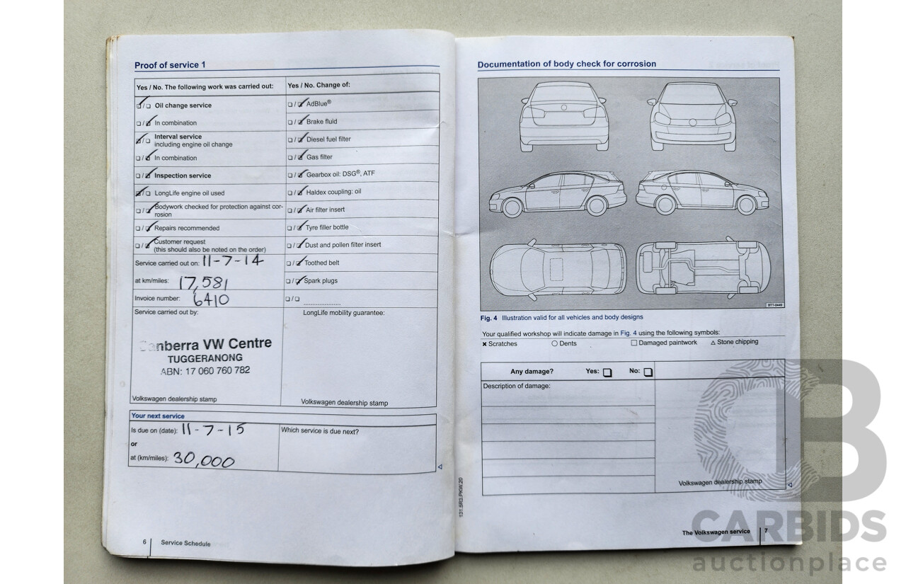 04/2013 Volkswagen Tiguan 103 TDI AWD 5NC MY13 4D Wagon White 2.0L