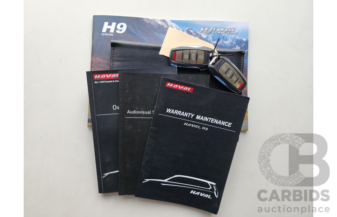 09/2015 Haval H9 PREMIUM (4x4) AWD  4D Wagon Silver 2.0L