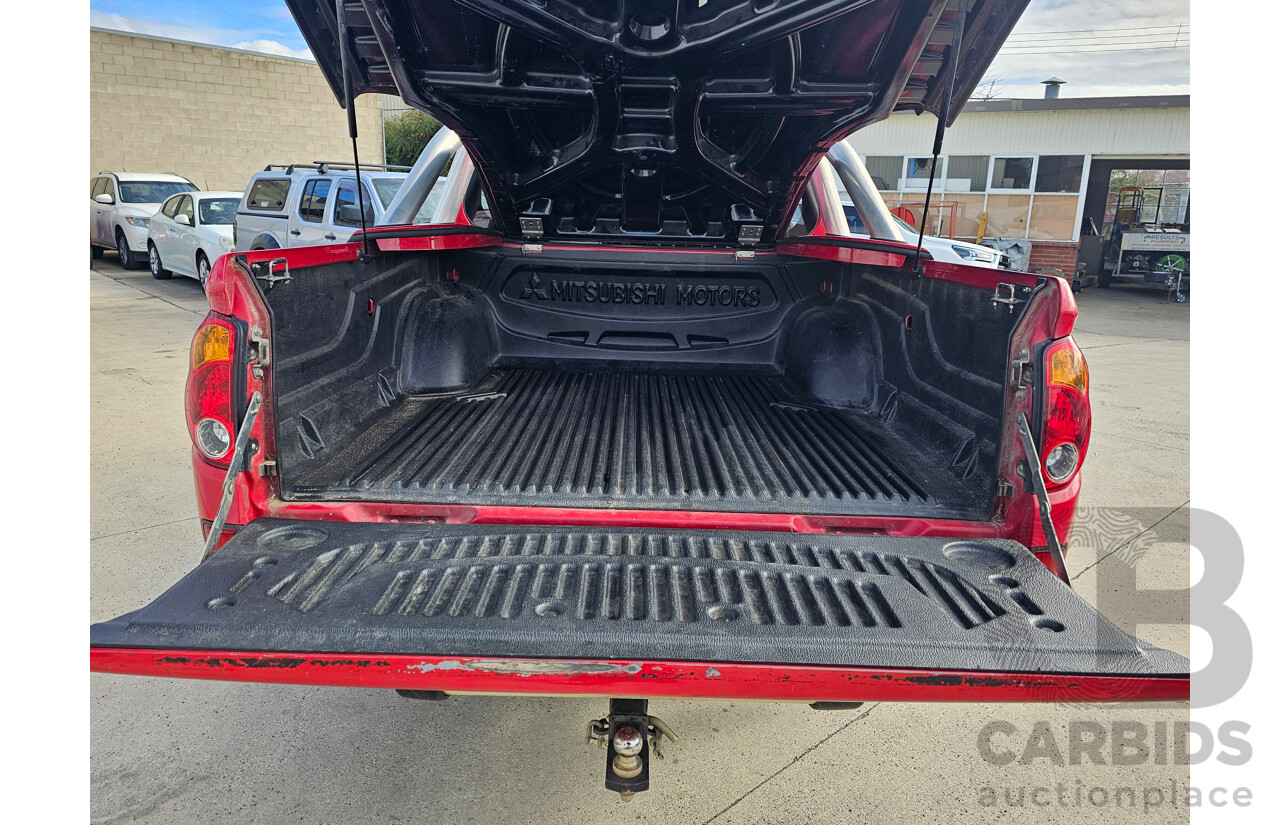 7/2012 Mitsubishi Triton GL-R (4x4) MN MY12 Double Cab Utility Red 2.5L