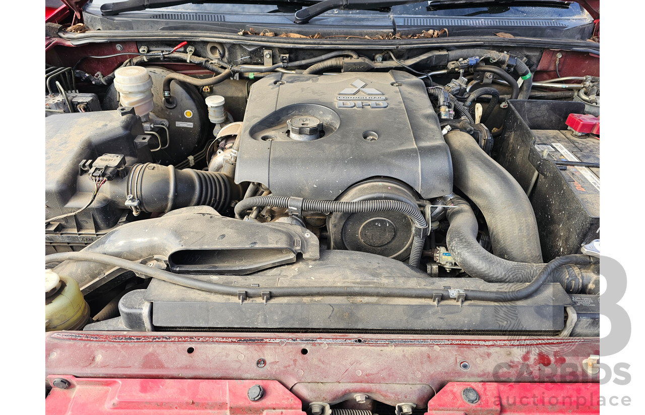 7/2012 Mitsubishi Triton GL-R (4x4) MN MY12 Double Cab Utility Red 2.5L