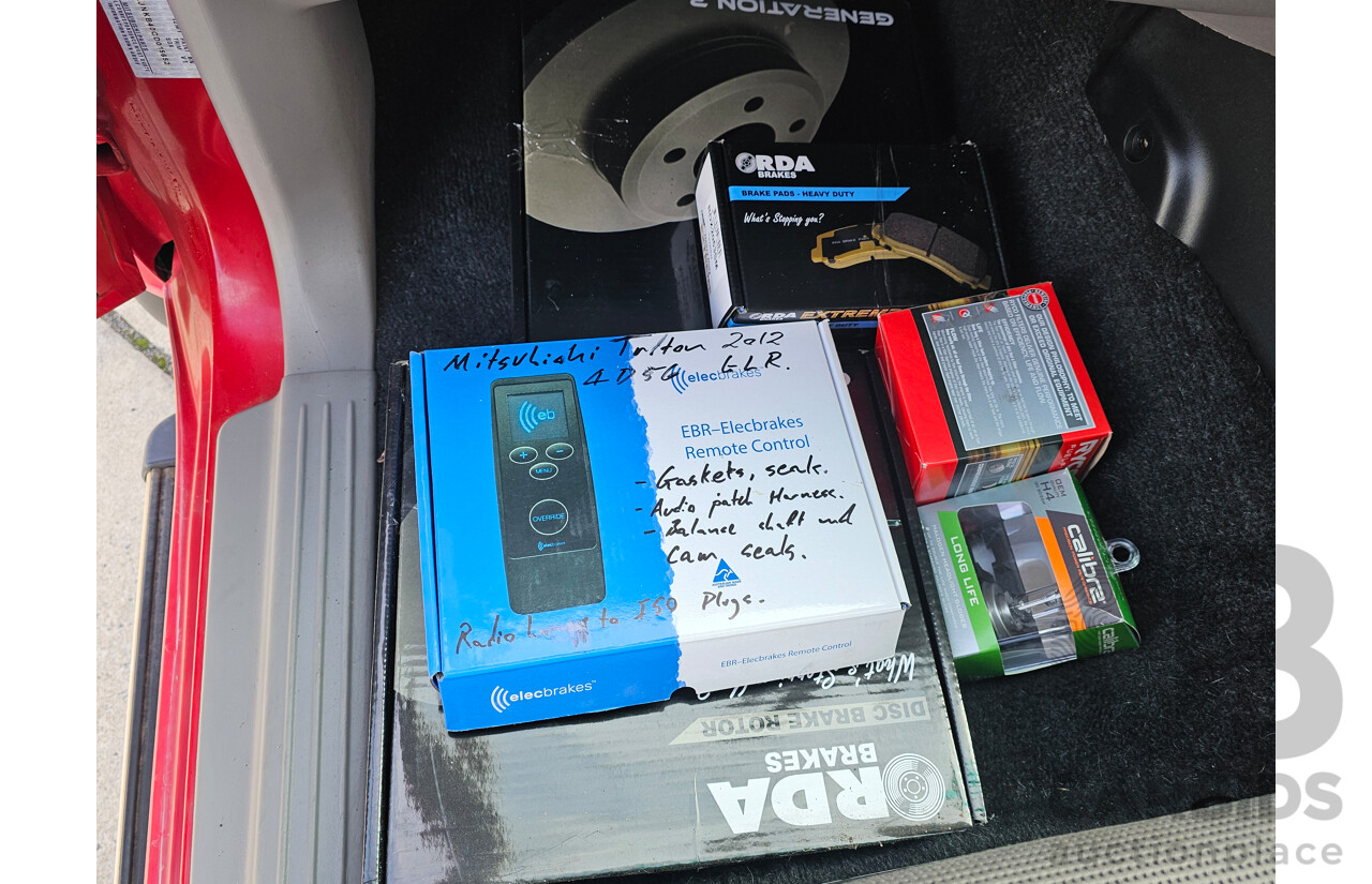 7/2012 Mitsubishi Triton GL-R (4x4) MN MY12 Double Cab Utility Red 2.5L