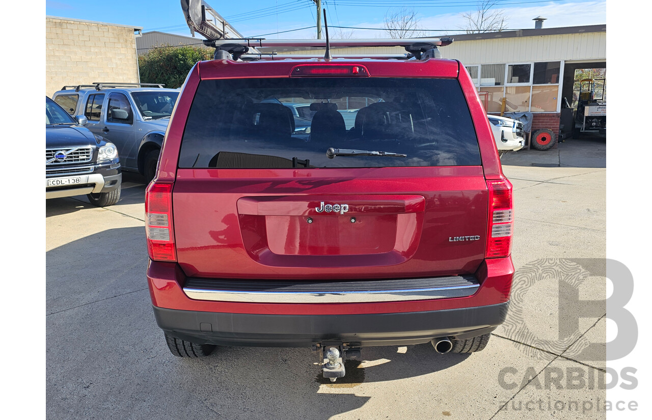 6/2013 Jeep Patriot Limited (4x4) MK MY14 4d Wagon Maroon 2.4L