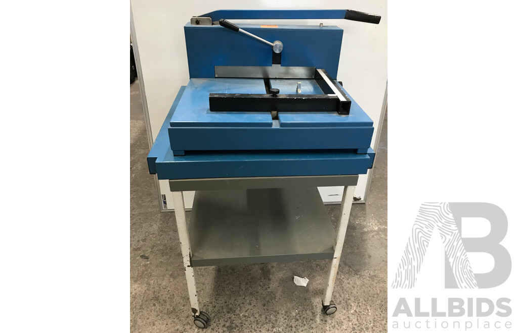 Dahle Heavy Duty Paper Cutter Guillotine with Trolley