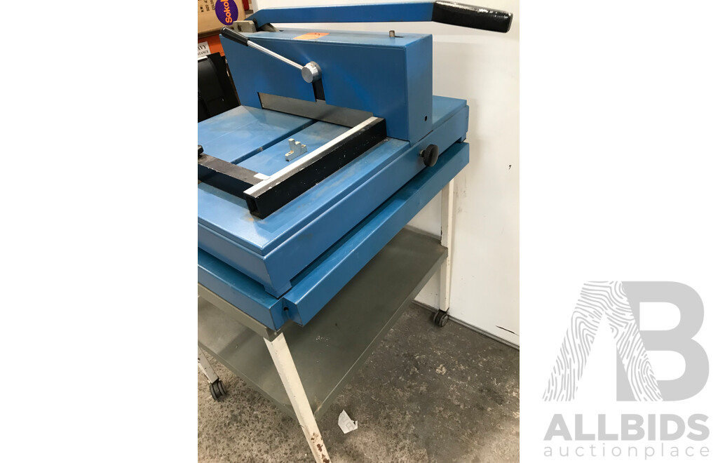 Dahle Heavy Duty Paper Cutter Guillotine with Trolley