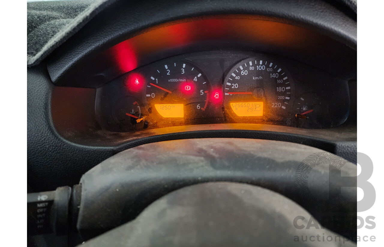 04/2012 Nissan Navara RX (4x2) RWD D40 MY11 Dual Cab P/Up Silver 2.5L