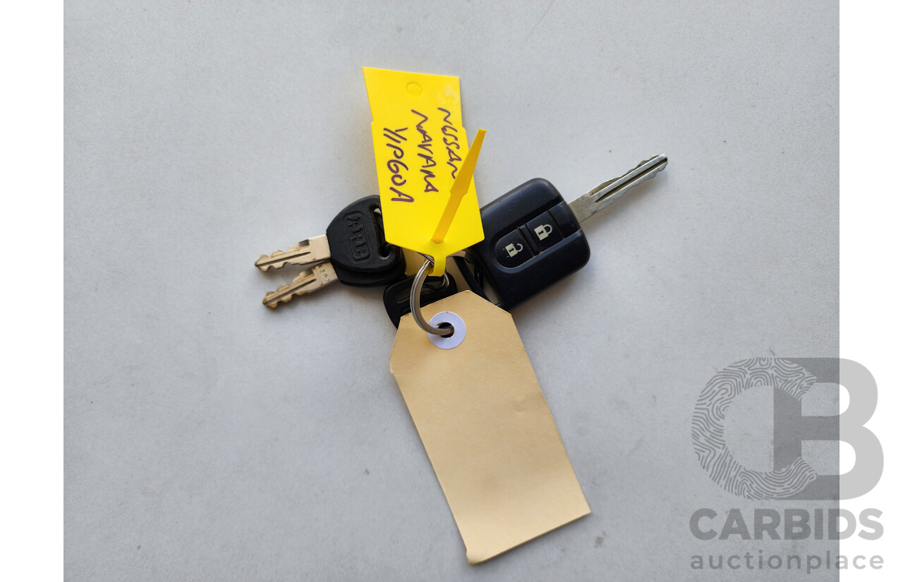 04/2012 Nissan Navara RX (4x2) RWD D40 MY11 Dual Cab P/Up Silver 2.5L