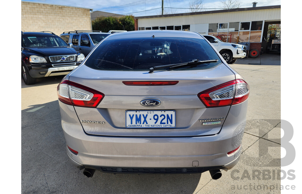 04/2012 Ford Mondeo TITANIUM FWD MC 5D Hatchback Grey 2.0L