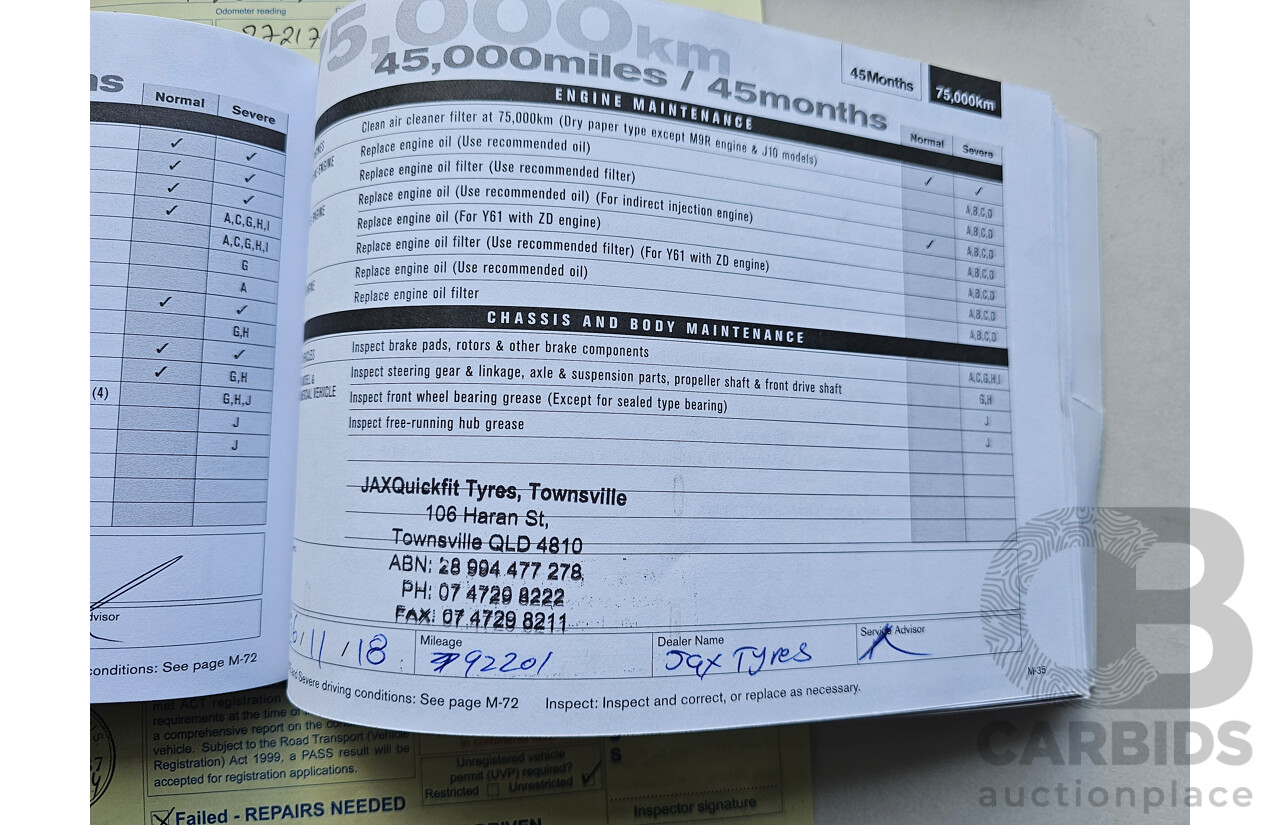 5/2013 Nissan Navara ST (4x4) D40 MY12 Dual Cab P/Up Red 2.5L