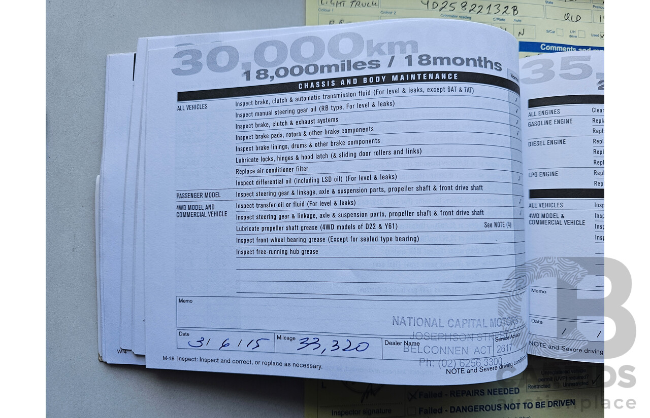 5/2013 Nissan Navara ST (4x4) D40 MY12 Dual Cab P/Up Red 2.5L