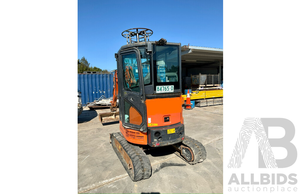 2017 Hitachi ZX26U-5 Mini Excavator - Lot 1542184 | ALLBIDS