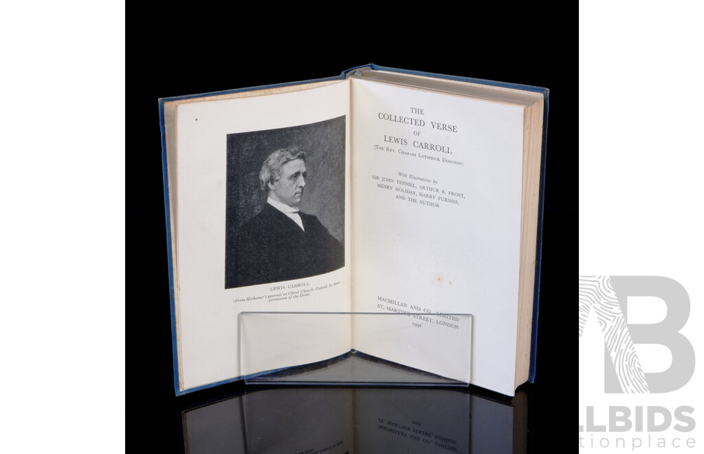 The Collected Verses of Lewis Carroll, Macmillan & Co, London, 1932, Hardcover