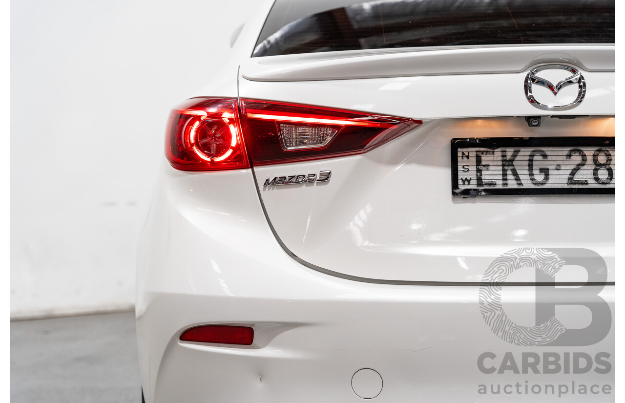4/2014 Mazda 3 SP25 GT BM Skyactiv 4d Sedan Pearl White 2.5L