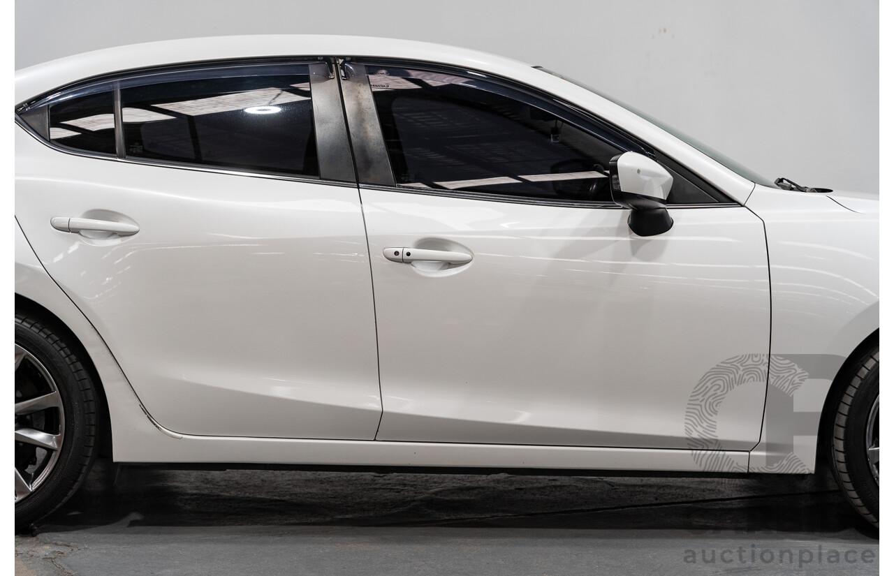 4/2014 Mazda 3 SP25 GT BM Skyactiv 4d Sedan Pearl White 2.5L