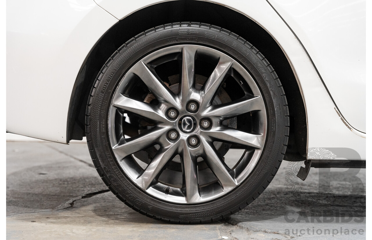 4/2014 Mazda 3 SP25 GT BM Skyactiv 4d Sedan Pearl White 2.5L