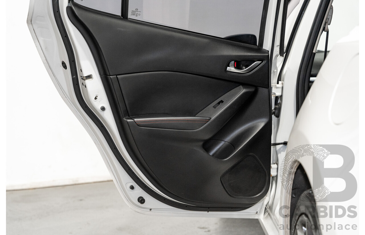 4/2014 Mazda 3 SP25 GT BM Skyactiv 4d Sedan Pearl White 2.5L