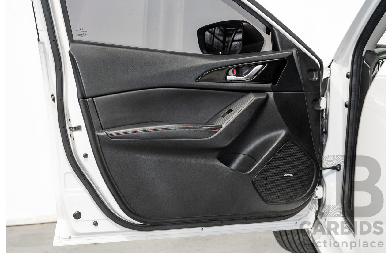 4/2014 Mazda 3 SP25 GT BM Skyactiv 4d Sedan Pearl White 2.5L