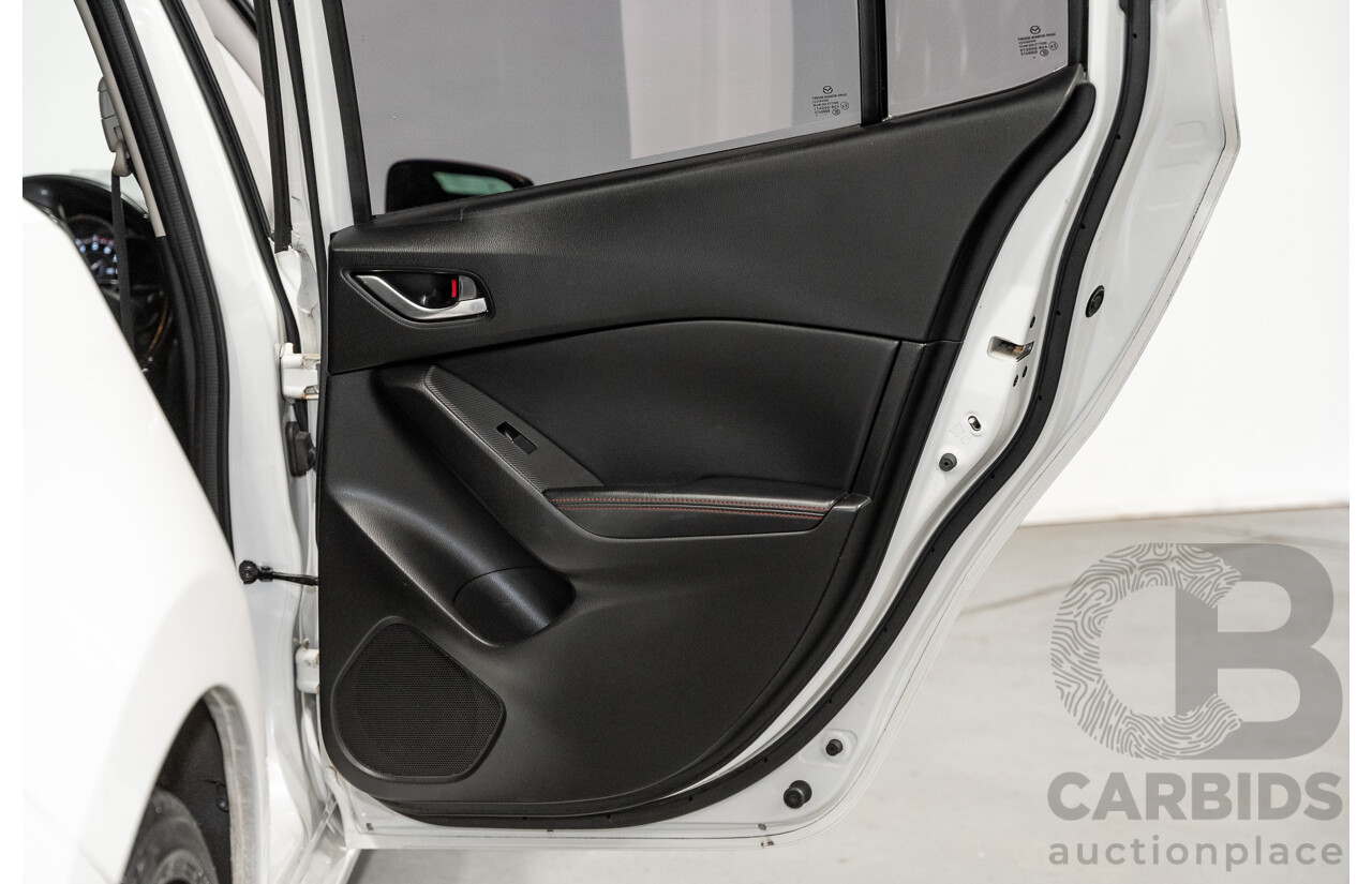 4/2014 Mazda 3 SP25 GT BM Skyactiv 4d Sedan Pearl White 2.5L