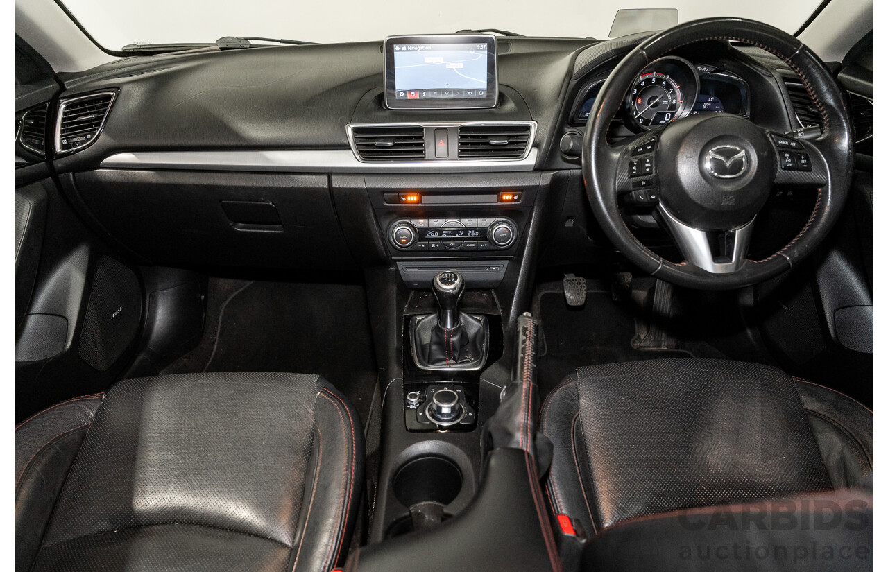 4/2014 Mazda 3 SP25 GT BM Skyactiv 4d Sedan Pearl White 2.5L