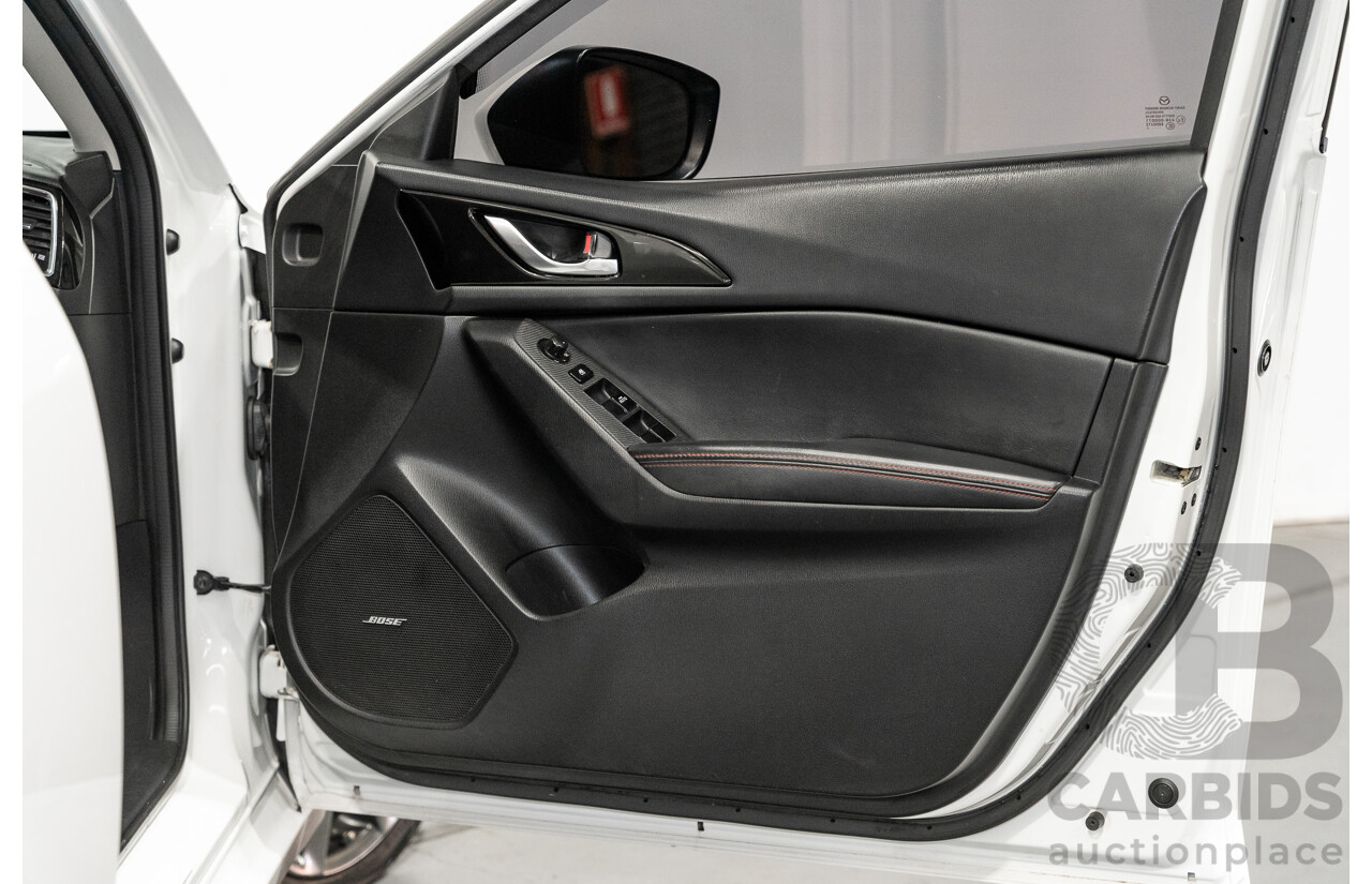 4/2014 Mazda 3 SP25 GT BM Skyactiv 4d Sedan Pearl White 2.5L