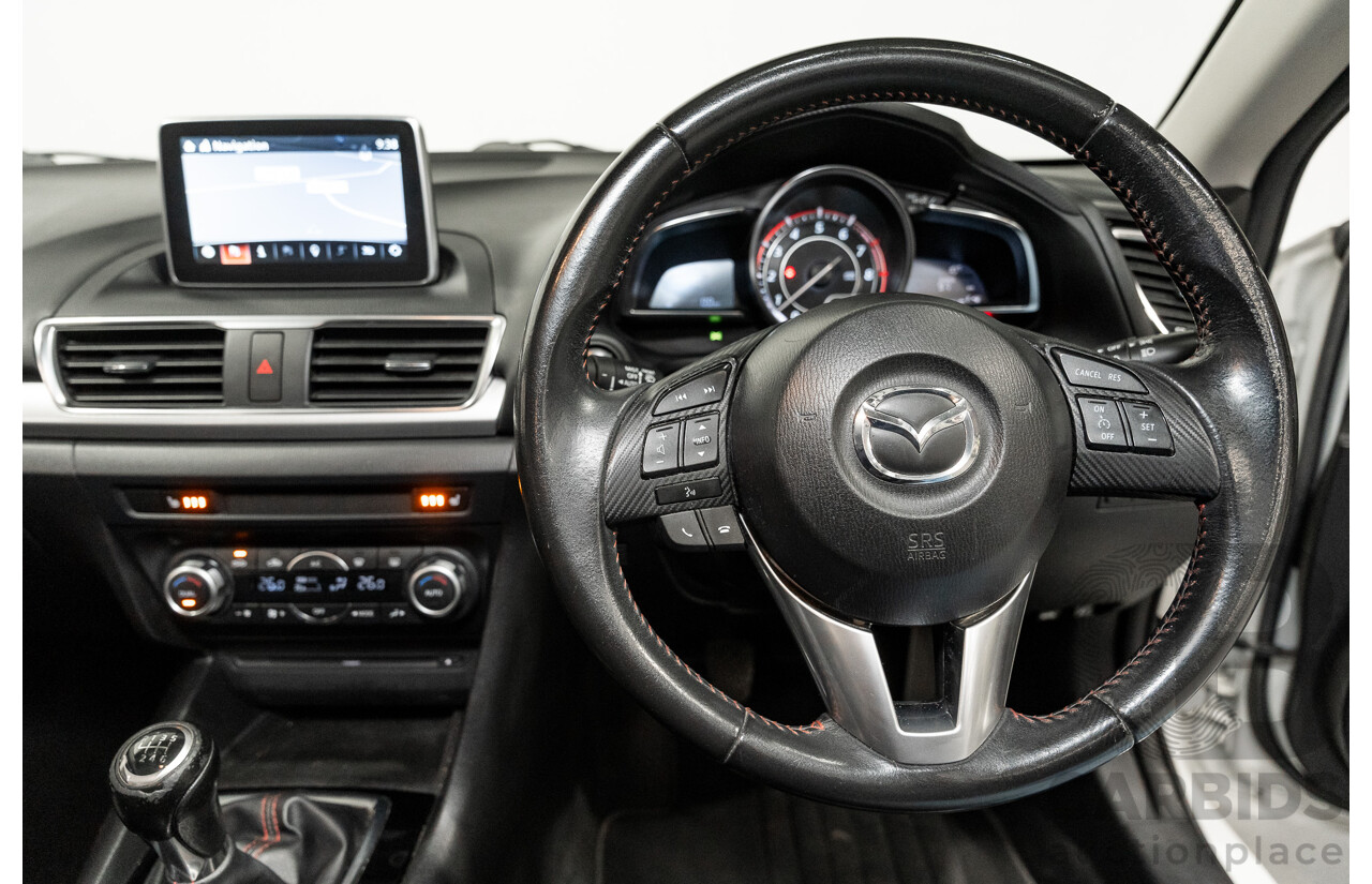 4/2014 Mazda 3 SP25 GT BM Skyactiv 4d Sedan Pearl White 2.5L