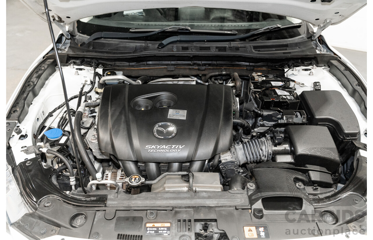 4/2014 Mazda 3 SP25 GT BM Skyactiv 4d Sedan Pearl White 2.5L
