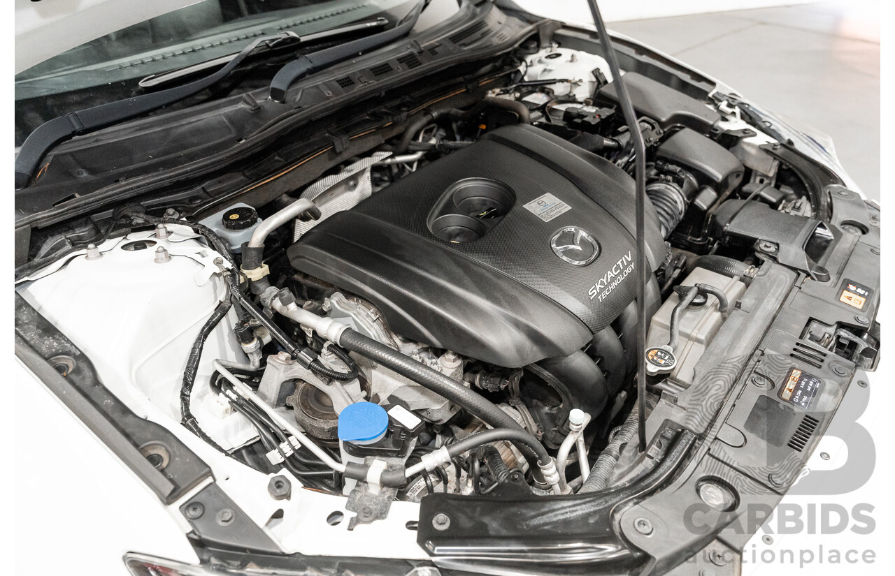 4/2014 Mazda 3 SP25 GT BM Skyactiv 4d Sedan Pearl White 2.5L