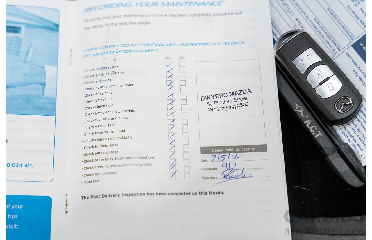 4/2014 Mazda 3 SP25 GT BM Skyactiv 4d Sedan Pearl White 2.5L