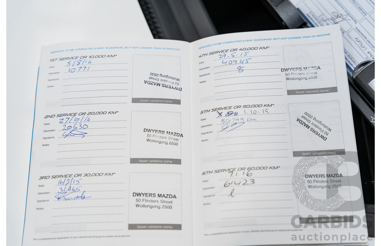 4/2014 Mazda 3 SP25 GT BM Skyactiv 4d Sedan Pearl White 2.5L