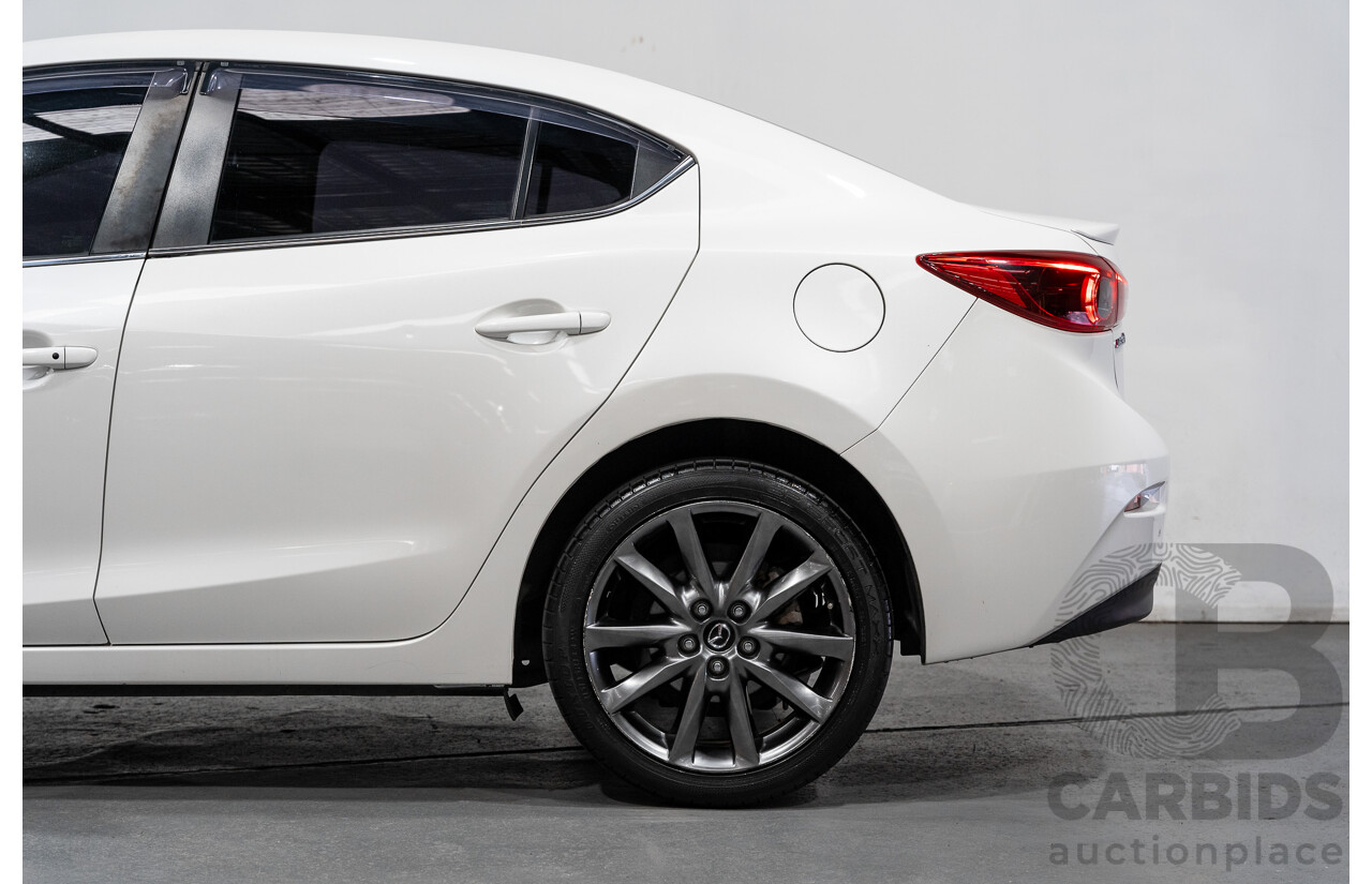 4/2014 Mazda 3 SP25 GT BM Skyactiv 4d Sedan Pearl White 2.5L