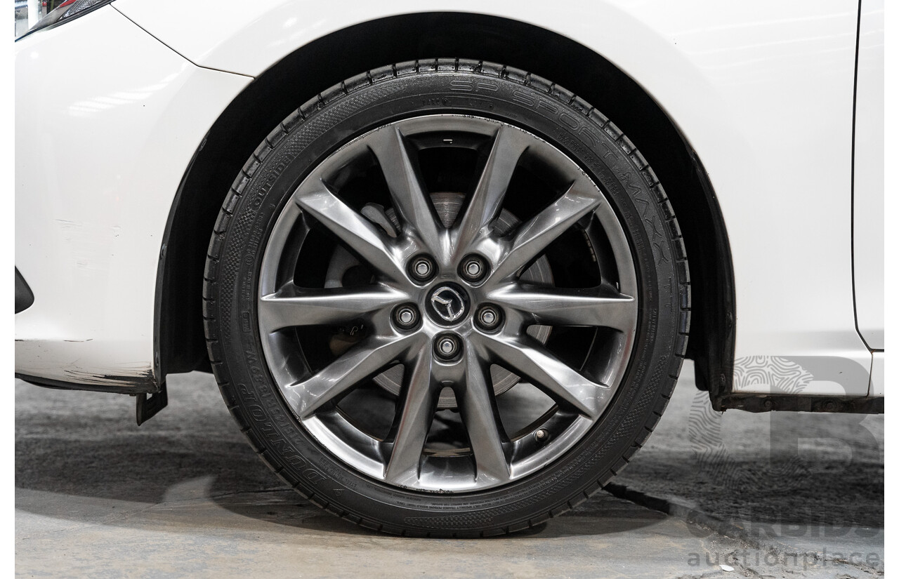 4/2014 Mazda 3 SP25 GT BM Skyactiv 4d Sedan Pearl White 2.5L