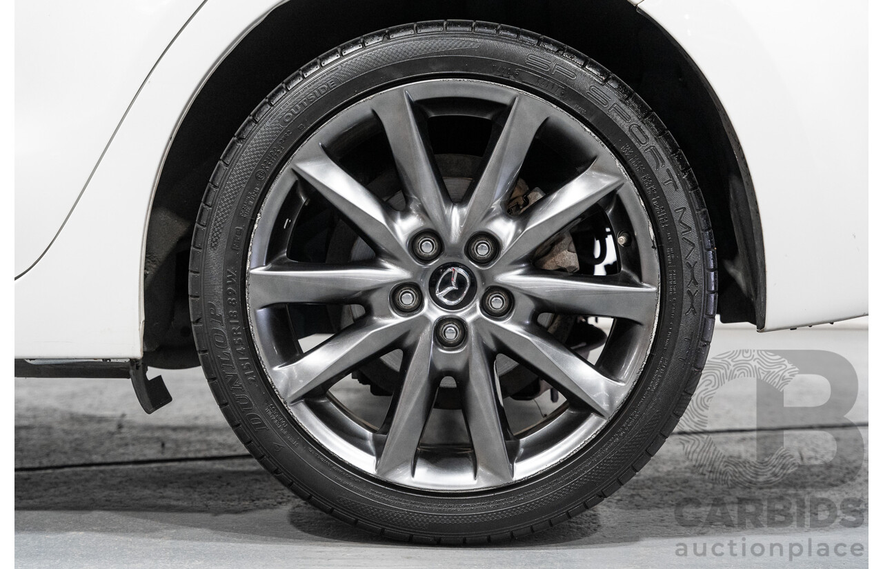 4/2014 Mazda 3 SP25 GT BM Skyactiv 4d Sedan Pearl White 2.5L