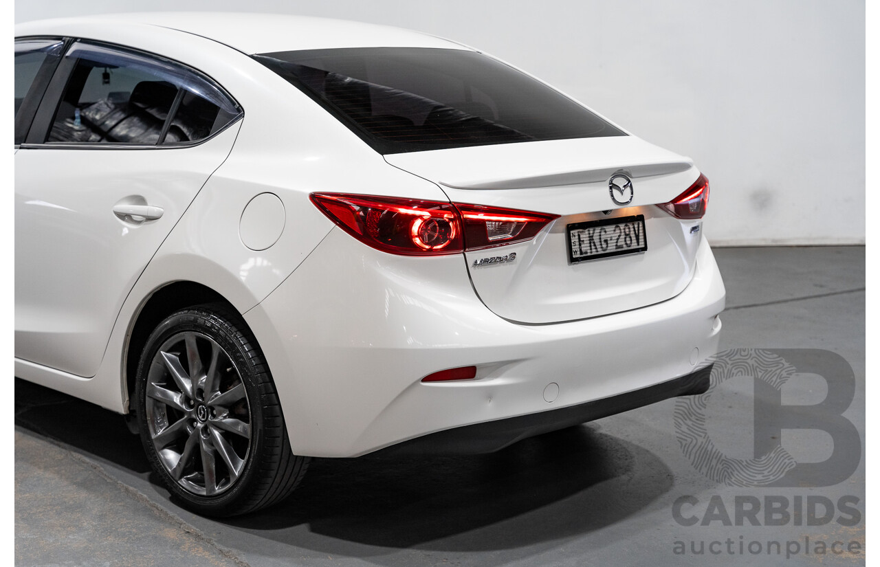 4/2014 Mazda 3 SP25 GT BM Skyactiv 4d Sedan Pearl White 2.5L