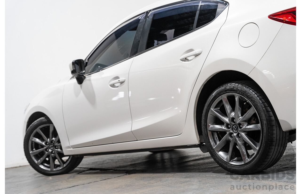 4/2014 Mazda 3 SP25 GT BM Skyactiv 4d Sedan Pearl White 2.5L