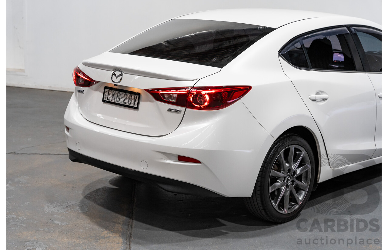 4/2014 Mazda 3 SP25 GT BM Skyactiv 4d Sedan Pearl White 2.5L