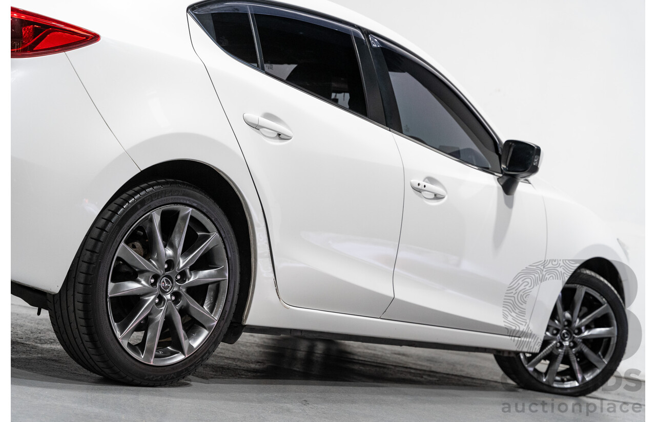 4/2014 Mazda 3 SP25 GT BM Skyactiv 4d Sedan Pearl White 2.5L