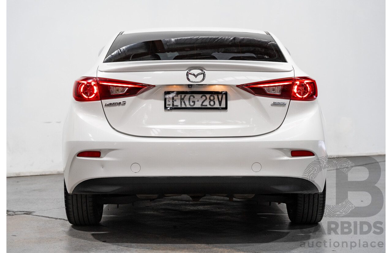 4/2014 Mazda 3 SP25 GT BM Skyactiv 4d Sedan Pearl White 2.5L