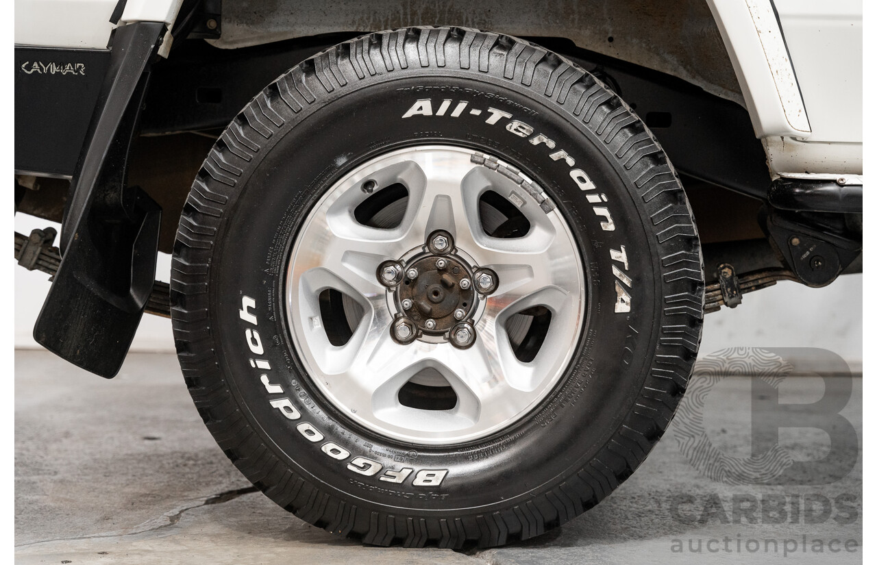 1/2009 Toyota Landcruiser GXL (4x4) VDJ76R 09 Upgrade 4d Wagon White Turbo Diesel V8 4.5L