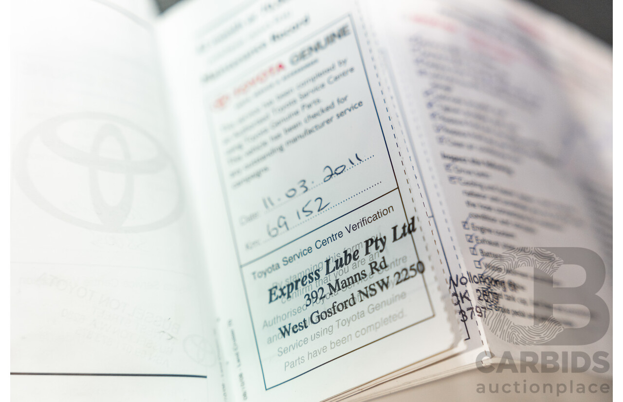 1/2009 Toyota Landcruiser GXL (4x4) VDJ76R 09 Upgrade 4d Wagon White Turbo Diesel V8 4.5L