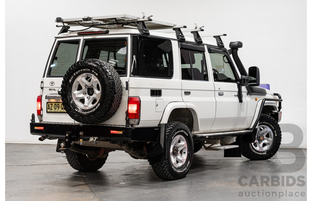 1/2009 Toyota Landcruiser GXL (4x4) VDJ76R 09 Upgrade 4d Wagon White Turbo Diesel V8 4.5L