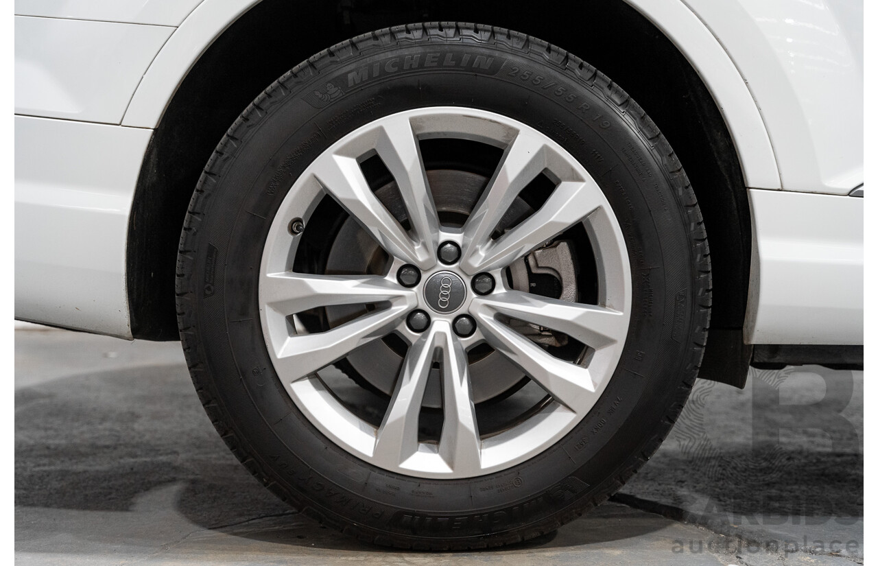 6/2016 Audi Q7 3.0 TDI Quattro (AWD) 4M 4d Wagon Carrara White Turbo Diesel V6 3.0L - 7 Seater