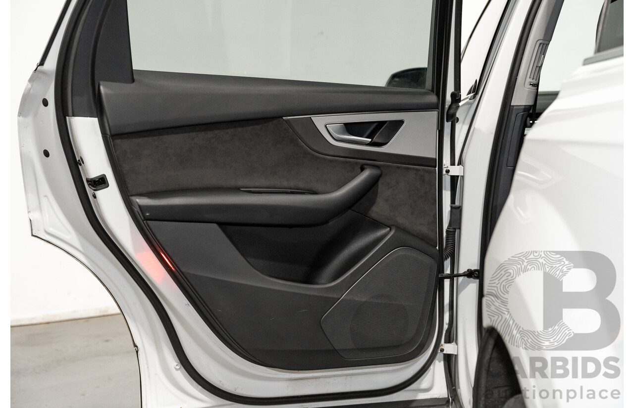 6/2016 Audi Q7 3.0 TDI Quattro (AWD) 4M 4d Wagon Carrara White Turbo Diesel V6 3.0L - 7 Seater