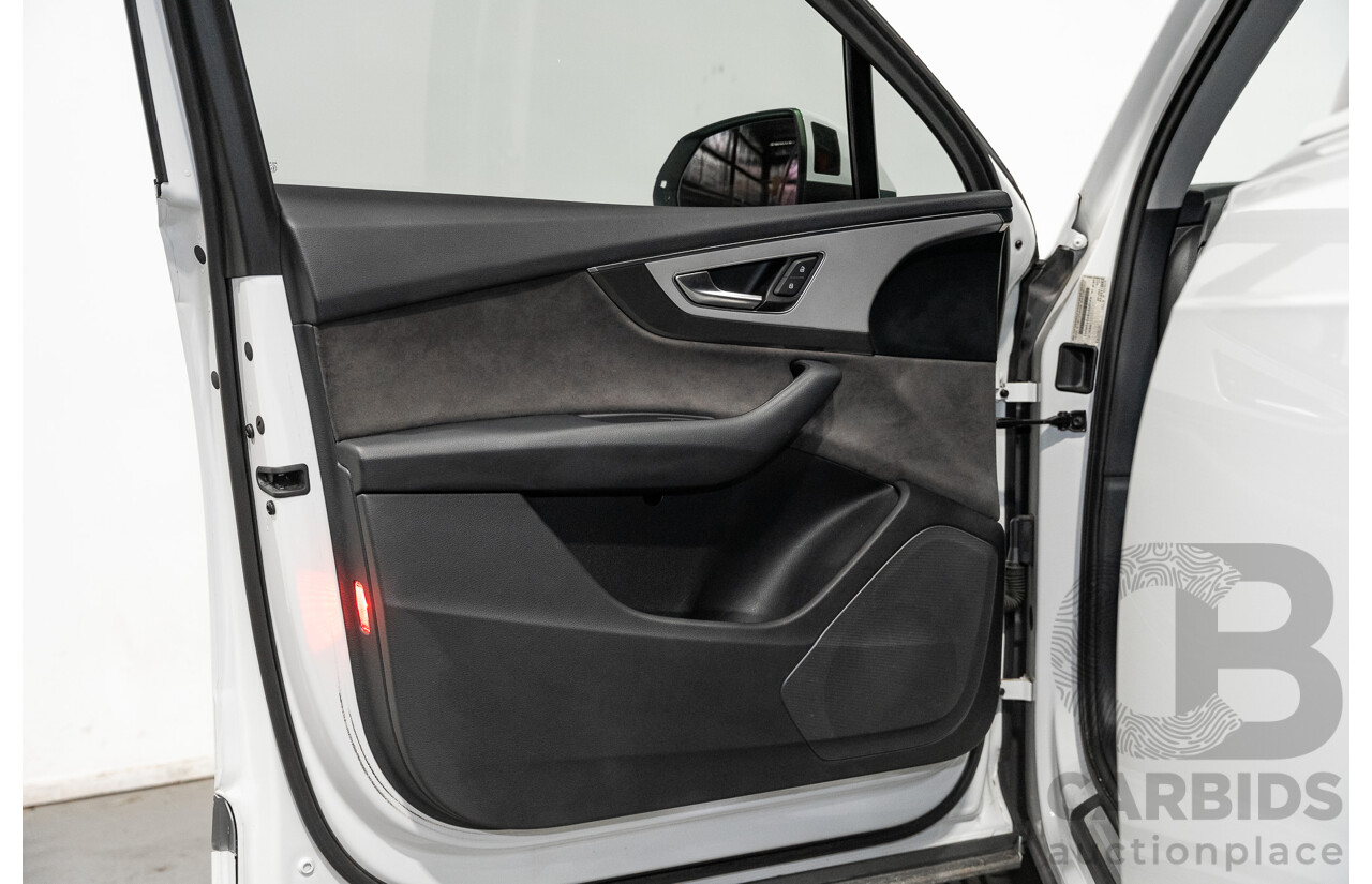 6/2016 Audi Q7 3.0 TDI Quattro (AWD) 4M 4d Wagon Carrara White Turbo Diesel V6 3.0L - 7 Seater