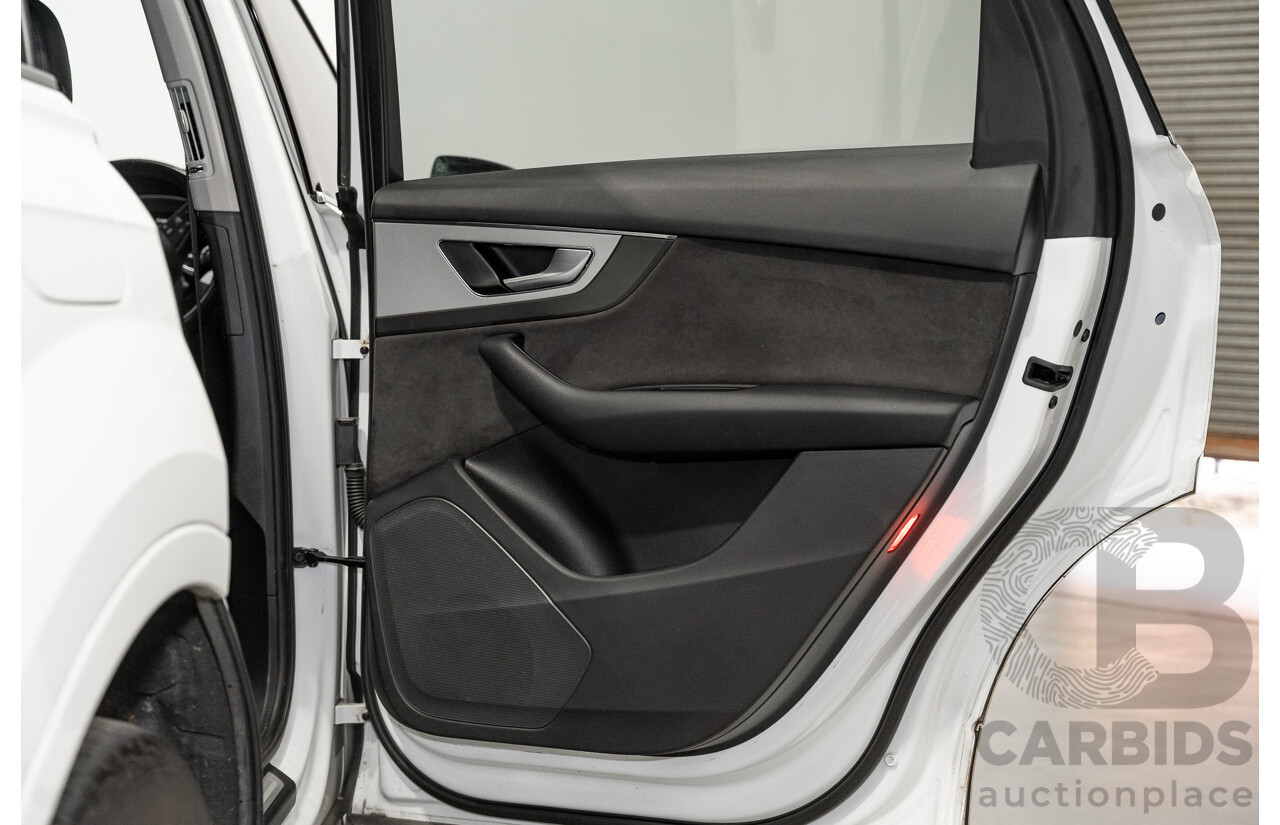 6/2016 Audi Q7 3.0 TDI Quattro (AWD) 4M 4d Wagon Carrara White Turbo Diesel V6 3.0L - 7 Seater