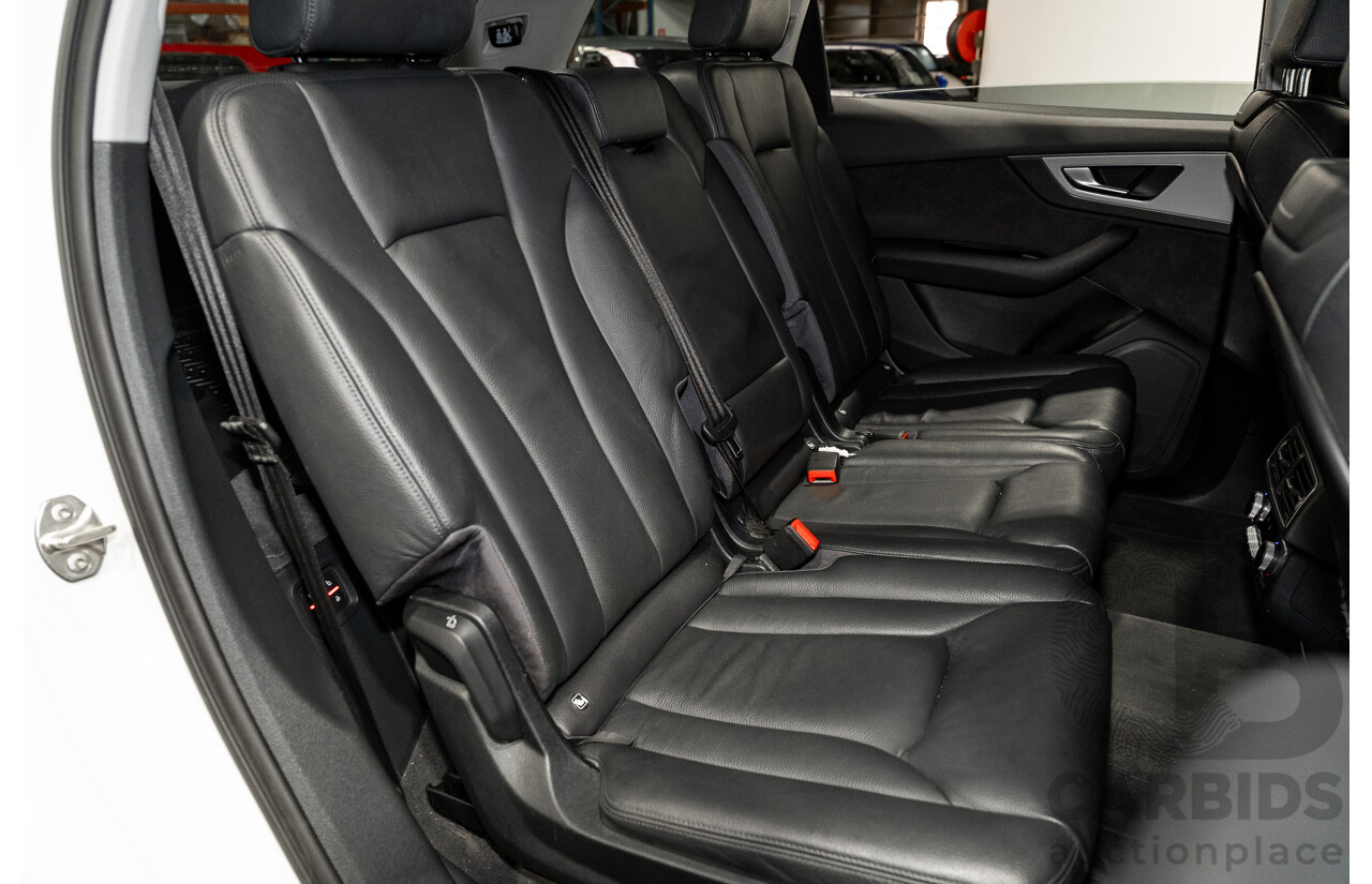 6/2016 Audi Q7 3.0 TDI Quattro (AWD) 4M 4d Wagon Carrara White Turbo Diesel V6 3.0L - 7 Seater