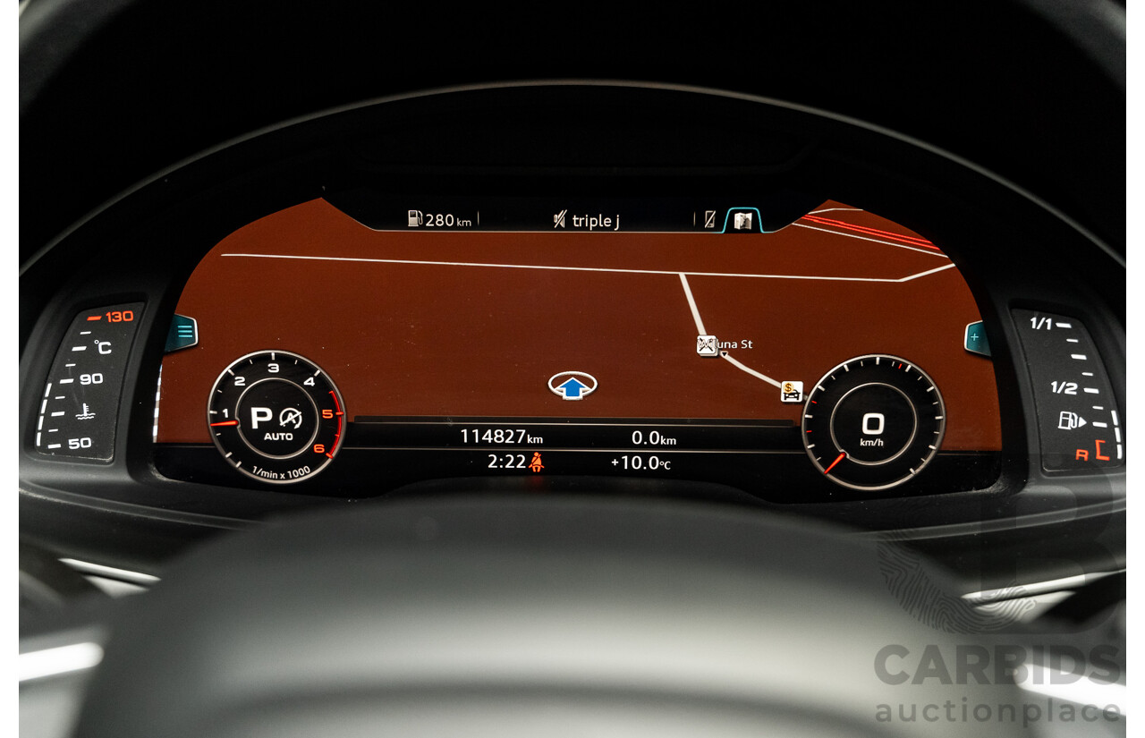 6/2016 Audi Q7 3.0 TDI Quattro (AWD) 4M 4d Wagon Carrara White Turbo Diesel V6 3.0L - 7 Seater