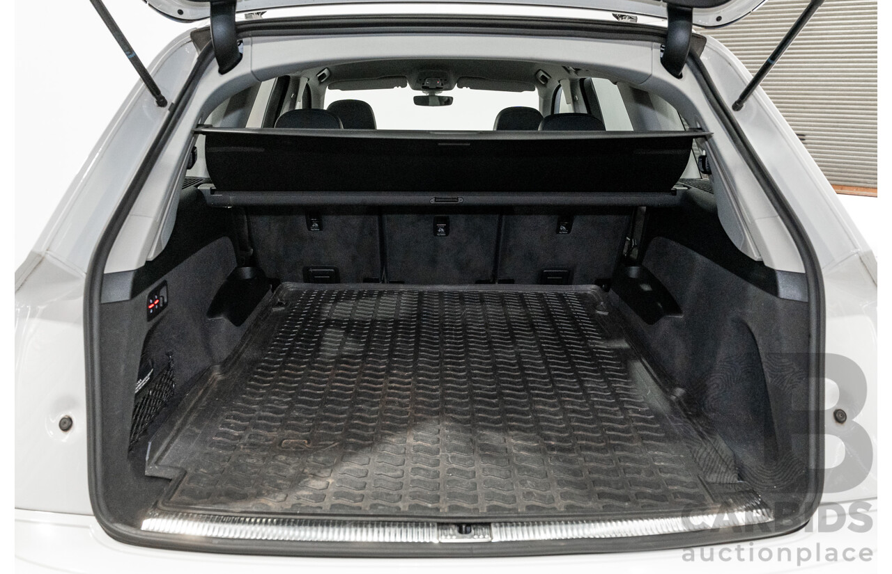 6/2016 Audi Q7 3.0 TDI Quattro (AWD) 4M 4d Wagon Carrara White Turbo Diesel V6 3.0L - 7 Seater