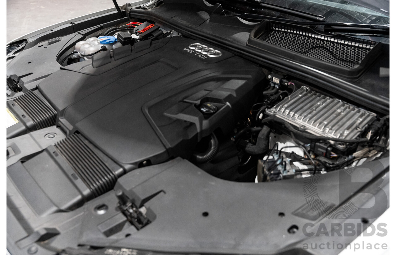 6/2016 Audi Q7 3.0 TDI Quattro (AWD) 4M 4d Wagon Carrara White Turbo Diesel V6 3.0L - 7 Seater