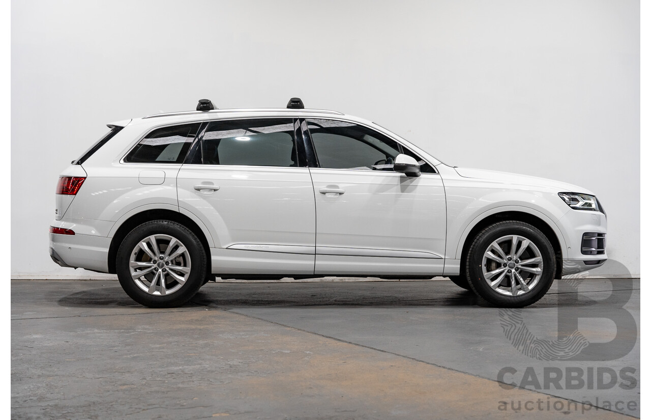 6/2016 Audi Q7 3.0 TDI Quattro (AWD) 4M 4d Wagon Carrara White Turbo Diesel V6 3.0L - 7 Seater