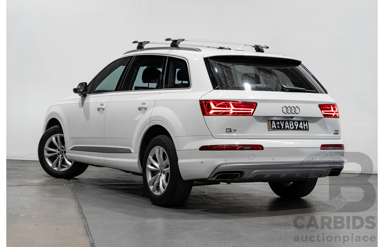 6/2016 Audi Q7 3.0 TDI Quattro (AWD) 4M 4d Wagon Carrara White Turbo Diesel V6 3.0L - 7 Seater
